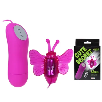 BAILE 12 Hitrost Vibracij Metulj Klitorisa Vibrator za Klitoris Stimulator Spolnih Vibratorji za Ženske, Seks Igrače, Izdelke, povezane s spolnostjo Porno Igrače