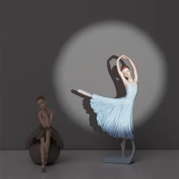 Balerina Kipi Namizni Okras Plastičnih Ples Dekle Obrti Plesalec Baleta, Figurice za Dom Dekor Božično Darilo za Rojstni dan