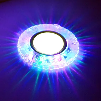 Barvita LED Downlight Plošča Svetlobe RGB COB Vgradne Halogenske Žarnice Mesto luči Počitnice Žarnica, Bar KTV Oltarja Dekoracijo Svetlobe