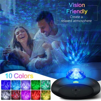 Barvita Star projektor svetlobe Nebo Galaxy Wifi Smart Življenje USB Glasovni Nadzor Predvajalnik Glasbe LED Nočna Lučka Projekcija Romantično Lučka