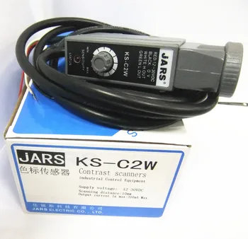 Barvni senzor KS-C2W Photoeye fotoelektrično stikalo senzor Embalaža odklon popravek položaja za sledenje vrečko, ki stroj
