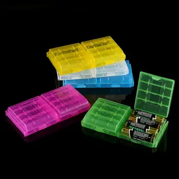 Baterije v Škatle za Shranjevanje 5 Barv Priročno Trajne AA/AAA Baterije 10 KOS Baterije Imetnik Škatla za Shranjevanje Težko odporne na Obrabo