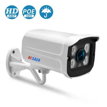 BESDER širokokotni 2,8 mm 720P 960P 1080P IP Kamero Nepremočljiva Nadzor P2P RTSP Bullet CCTV Kamere Opoz. na E-pošto XMEye na Prostem