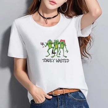 BGtomato risanka žabe tiskanje tshirt ženske priložnostne poletje srajce lovely frog 3D t-shirt udobno tee majice