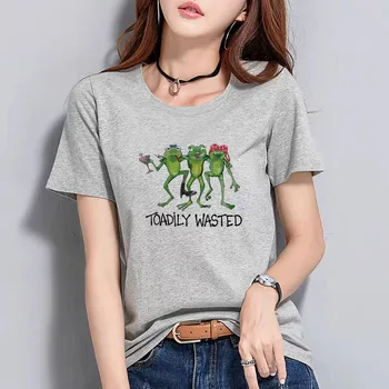 BGtomato risanka žabe tiskanje tshirt ženske priložnostne poletje srajce lovely frog 3D t-shirt udobno tee majice