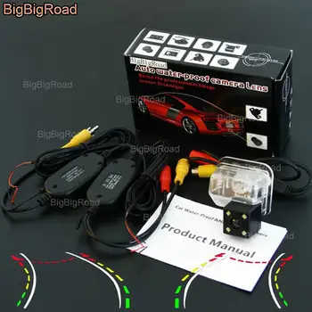 BigBigRoad Avto Inteligentni Dinamično Skladbo Pogled od Zadaj Kamero Pomožno Vzvratno Kamero Nočno Vizijo Za Mazda CX5 CX-5 CX 5