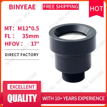 BINYEAE M12 OBJEKTIV bliskavica FL 35mm Pin hole objektiv za 1/2 tipalo CCD z F2.0 Mini CCTV HD 2.0 milijona slikovnih Pik Objektiv za varnostne kamere objektiv