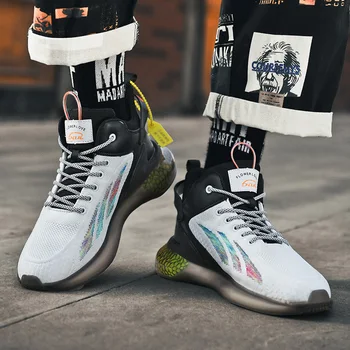 Blagovne znamke Moške Priložnostne Čevlji 2020 Nova Moda za Moške Lahke Superge na Prostem Udobne Superge Zapatos De Hombre Velika velikost 46