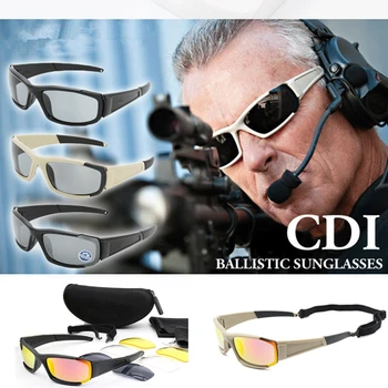 Blagovne znamke Original Polarizirana sončna Očala Moških UV400 4 Leče Taktično Očala Vojske Očala Balističnih Test Bullet-Proof Očala