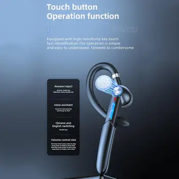 Bluetooth 5.0 Slušalke Brezžične Slušalke Športne Nepremočljiva Čepkov Slušalke Z Mikrofonom