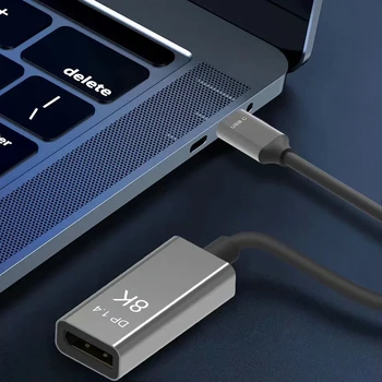Boben 3 USB C do Displayport Moški-Ženska Pretvornik Kabel Tip C DP 1.4 priključek 8K@ 60HZ 4K @ 144HZ za MacBook Pro