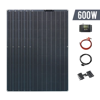 Boguang 18V 120W Solarni Panel Celoten Sistem Kit Največja Moč 600W Polnilnik Ploščo Sončnih celic Za Avto, Čoln Karavana RV Hiša