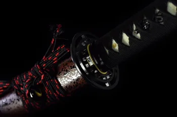 Boj Pripravljena Glina Kaljeno Japonski Samuraj Katana T10 Rezanje Jekla Rezilo Meča Polno Tang Razor