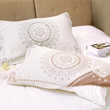 Bombaž Blazino kritje brisačo Štiri Plasti Gaza Odraslih Blazino Kritje Indijski stil Zgosti Pillowcases 50*75 cm vzglavnik postelje