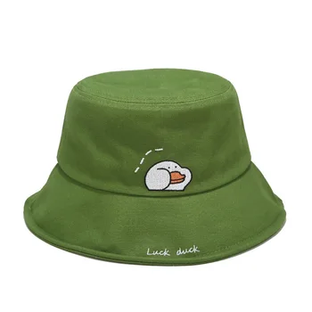 Bombaž moških zimskih ribič klobuk vezenje vedro klobuk barva ženske klobuk priložnostne prostem najnovejše modne toplo kapo