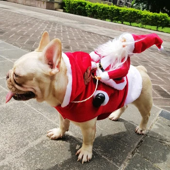 Božič Oblačila za Pse, Santa Pes Kostume Počitnice Stranka Apretiranje Oblačila za Smal Srednje Velike Pse Smešno Pet Obleko Jahanje