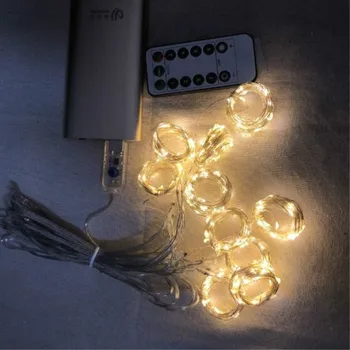 Božični Okraski, 3x3/3x2/3x1m LED Ledenica Pravljice Niz Luči Visi Zavesa Svetlobe Niz svate Vrt Dekor USB, Daljinsko