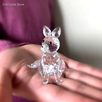 Božično Darilo Kristalno Steklo Swiper Fox Kristalno Figurice Lepa Žival Obtežilnik Za Papir Doma Namizni Okras Decors Veliko Otroci Darila