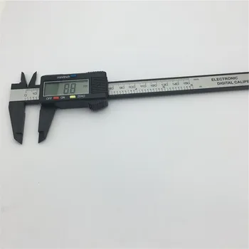 Brezplačna dostava 6inch LCD 150 mm Digitalni Elektronski Ogljikovih Vlaken Vernier Kaliper Merilnik Mikrometer