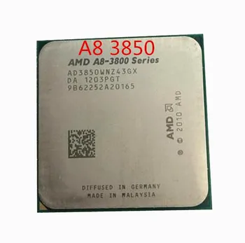 Brezplačna dostava A8 3850 Za 2,9 GHz Quad core1MB 65W CPU procesor FM1 A8-3850 APU 905 pin scrattered kosov