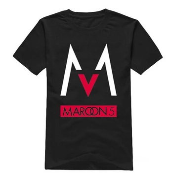 Brezplačna Dostava mens t srajce moda 2020 band Maroons 5 moški majica s kratkimi rokavi rock band kratkimi rokavi tshirt hip hop cotton tee majice