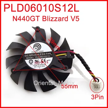 Brezplačna Dostava PLD06010S12L 55mm 12V 0.20 A 3Wire Ventilator Za VGA MSI N440GT Blizzard V5 Grafične Kartice Hladilnik Hladilni Ventilator