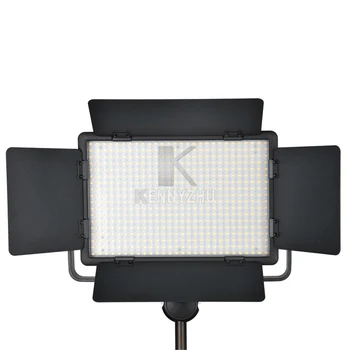 Brezplačno DHL Godox LED500C 500 LED Lučka Plošča 3300-5600K Dvo-barvni Video Luč Razsvetljava LED500W + Brezžični Daljinski + Napajalnik