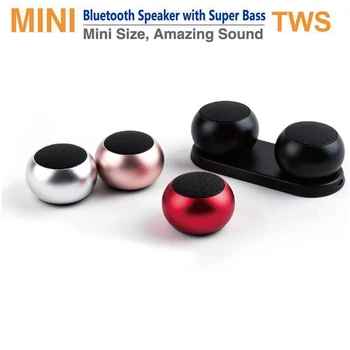 Brezžična Polnilna Mini Zvočnikov Prenosni Bluetooth Smart Zvočnik Super Bass Neverjetno Zvok Predvajalnik Glasbe MP3 C Zvočnik