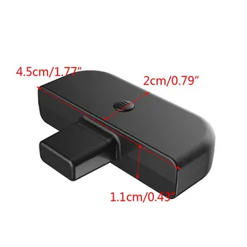 Brezžična tehnologija Bluetooth 5.0 Audio Adapter USB povežite Sprejemnik / oddajnik za Slušalke Sprejemnik za NS Stikalo Tip-c Adapter za Slušalke PC