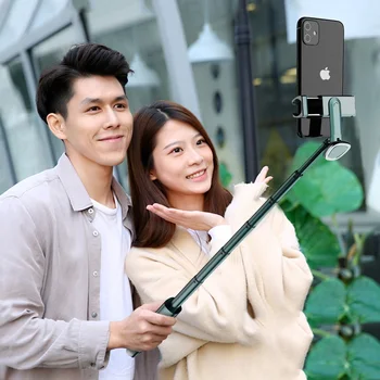 Brezžična tehnologija Bluetooth Selfie Palico Zložljivo Stojalo Podaljša Ročni Monopod Z Brezžičnim Daljinskim upravljalnikom Za iPhone 12 Xiaomi Samsung