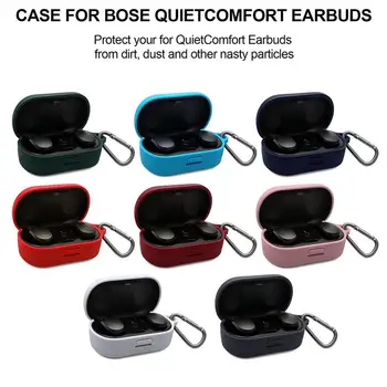 Brezžične Bluetooth Slušalke Primeru Lupini Za Bose QuietComfort Čepkov Polje Mehko Silikonsko Ohišje za Slušalke Prah-dokazilo Pokrov
