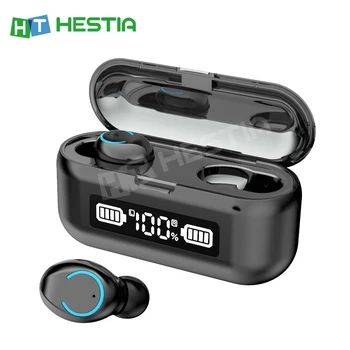 Brezžične Bluetooth Slušalke z Mikrofonom Šport Nepremočljiva Žične Slušalke Dotik za Nadzor Slušalke Bas Čepkov Za Telefon