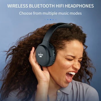 Brezžične Slušalke Bluetooth 5.0 Zložljive Slušalke Z Mikrofonom Hi-fi Podpira TF / FM Brezžične Bluetooth Slušalke