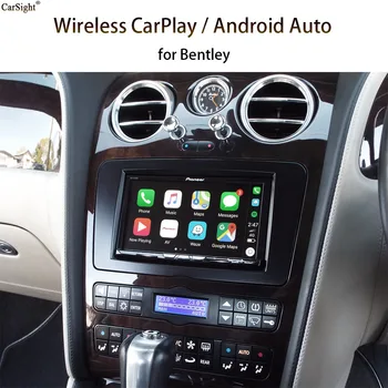 Brezžični Apple CarPlay Rekonstrukcija Android Auto Zaslon Telefona Ogledalo Rešitev za Bentley Continental GT /Leteči Spodbuda OE Infotaiment