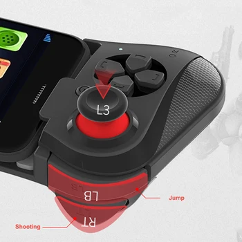 Brezžični Game pad Bluetooth Palčko VR Teleskopsko Igranje Mini Krmilnik Podporo PUBG Mobilne Gamepad za iPhone, Samsung Xiaomi