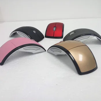 Brezžično Miško Upogljivi Miši Udobno Kliknite Gumb 2,4 Ghz Wireless Mouse Laser Ustvarjalne Krat Mause Zvezek