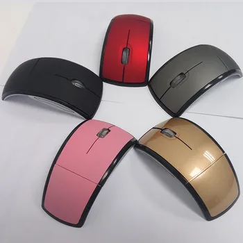 Brezžično Miško Upogljivi Miši Udobno Kliknite Gumb 2,4 Ghz Wireless Mouse Laser Ustvarjalne Krat Mause Zvezek
