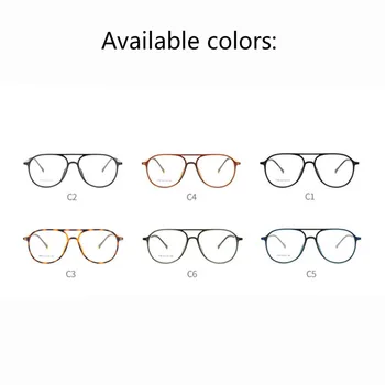 Brightzone Moda Ultem Dva-Most Očala Okvirji Pisane Moški Ženske Recept Optični Okvir Očala Očala Oculos