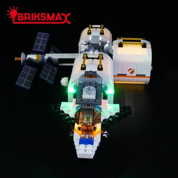 BriksMax Led Light Up Kit Za 60227 Mesto Serije Lunar Vesoljske Postaje ， (NE Vključujejo Model)