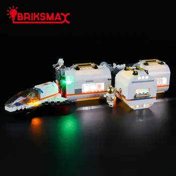 BriksMax Led Light Up Kit Za 60227 Mesto Serije Lunar Vesoljske Postaje ， (NE Vključujejo Model)