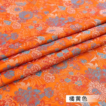 Brocade tkanine lepe tkanine z chrysanthemum vzorec tkanine za obleko DIY