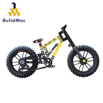 Buildmoc Tehnika Gorsko Kolo, motorno kolo, Model gradniki Ustvarjalca Kolesa Transformable DIY Igrača Za Otroke Darilo 171 KOS