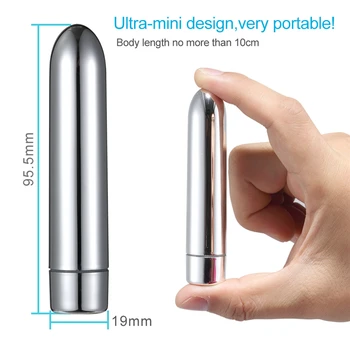 Bullet Penis Vibrator Sex Igrače Za Žensko Odraslih Igra Močne Vibracije G-spot Massager Mini Vibratorji Za Ženske 7 Speed USB Polnjenje