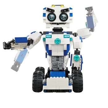 Cada Inteligentni DIY 2-v-1 RC gradniki Preoblikovanje Robot Daljinski upravljalnik je Združljiv Stavbe RC Blok Tleh Vaja Avto