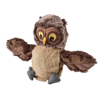 Candice guo! super srčkan plišastih igrač lepa žival brown owl mehko roko lutkovno otrok otrok pomiritev igrača rojstni dan Božično darilo 1pc