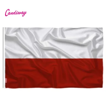 Candiway Republiko Poljsko zastavo poljske zastave bela rdeča EU Notranja Zunanja 90*150 cm Poljske zastave Doma Dekoracijo