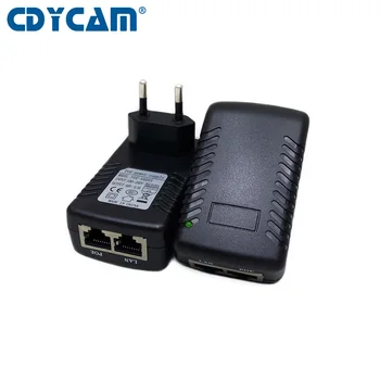 Cdycam Nadzor CCTV Varnosti 48V 0.5 A 24W POE Stenske Vtičnice POE Injektor Ethernet Adapter IP Kamero Telefona PoE Napajanje
