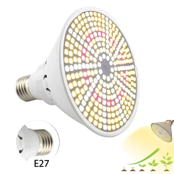 Celoten Spekter 290 LED Rastlin Raste Žarnice E27 Sijalko, Hidro Sončni svetlobi Ffs Lučka Cvet, ki Raste Šotor Zelenjave Cultivo Toplogrednih Zaprtih prostorih