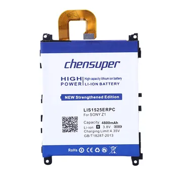 Chensuper LIS1525ERPC Za sony Xperia Z1 L39H C6902 C6903 Baterije Visoke Kakovosti za Polnjenje Mobilnega Telefona, Baterije, Bateria