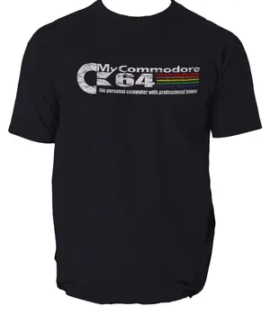 Commodore 64 Moški Retro Majica s kratkimi rokavi in Video Igre, 80 ' Konzole PC Igre Kul Priložnostne ponos majica s kratkimi rokavi moški Unisex Novo Modno tshirt Svoboden